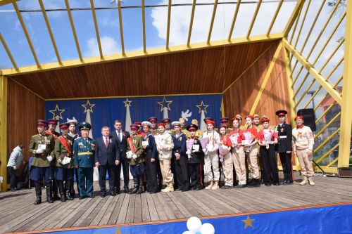 Юнармейцы Нурлата удостоились медалей за участие в Параде Победы