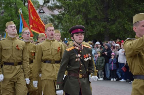 В Нурлате прошел парад Победы