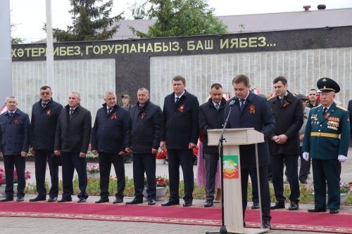 В Нурлате прошел парад Победы