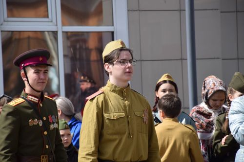 Юнармейцы Нурлата удостоились медалей за участие в Параде Победы