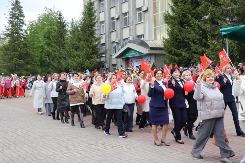 В Нурлате прошел парад Победы