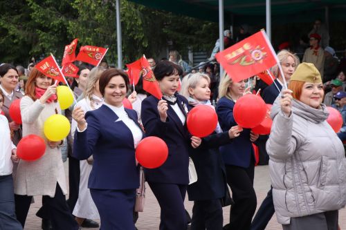 В Нурлате прошел парад Победы