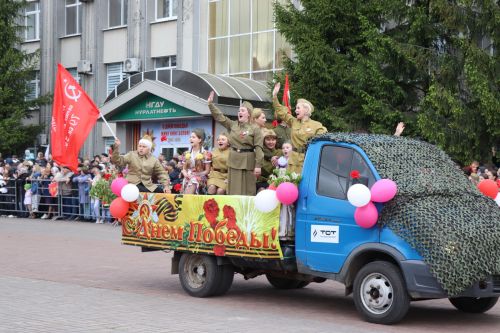 В Нурлате прошел парад Победы