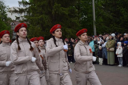 В Нурлате прошел парад Победы