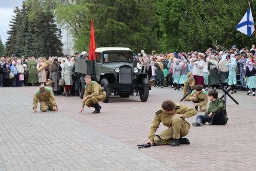 В Нурлате прошел парад Победы