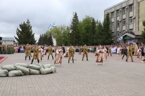 В Нурлате прошел парад Победы