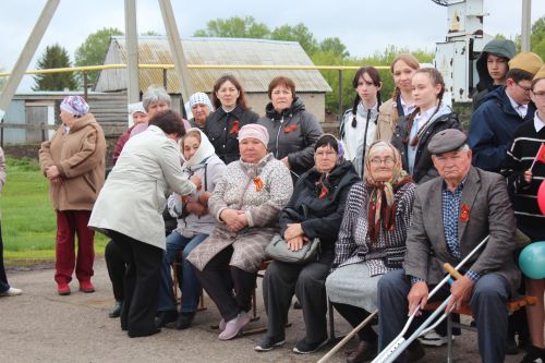 Митинг в Гайтанкине прошел с участием единственной в селе труженицы тыла Пелагеи Глуховой