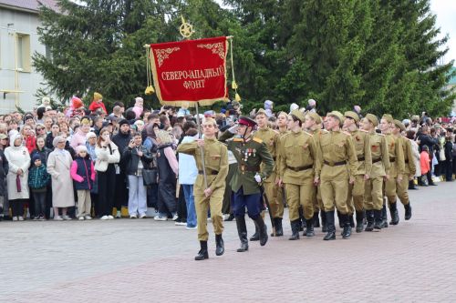 В Нурлате прошел парад Победы