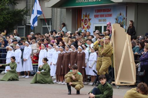 В Нурлате прошел парад Победы
