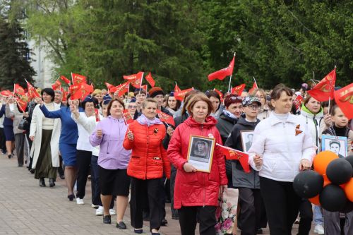 В Нурлате прошел парад Победы