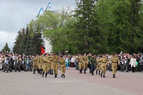 В Нурлате прошел парад Победы