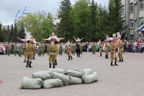 В Нурлате прошел парад Победы