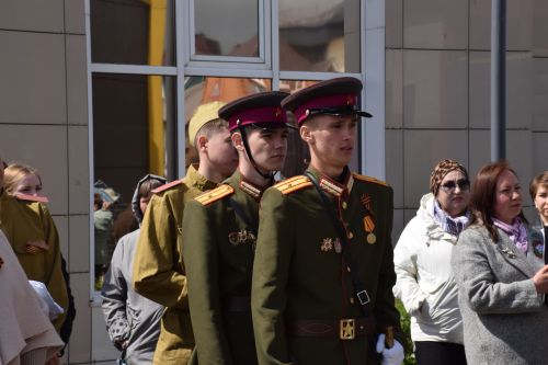 Юнармейцы Нурлата удостоились медалей за участие в Параде Победы