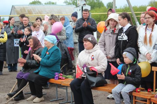 Митинг в Гайтанкине прошел с участием единственной в селе труженицы тыла Пелагеи Глуховой
