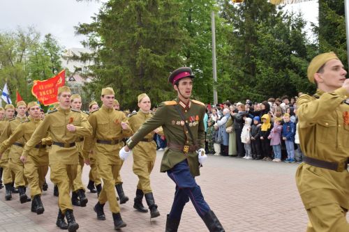 В Нурлате прошел парад Победы