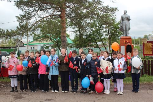 Митинг в Гайтанкине прошел с участием единственной в селе труженицы тыла Пелагеи Глуховой