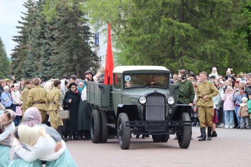 В Нурлате прошел парад Победы