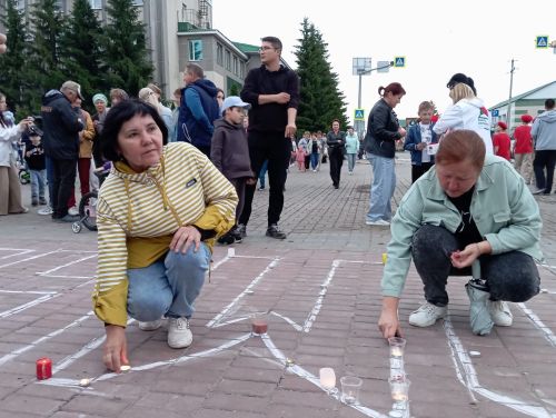 Нурлатцы зажгли свечи памяти в честь павших героев