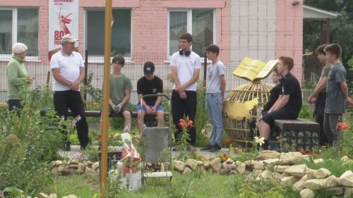 Скандинавские габионы в Нурлате