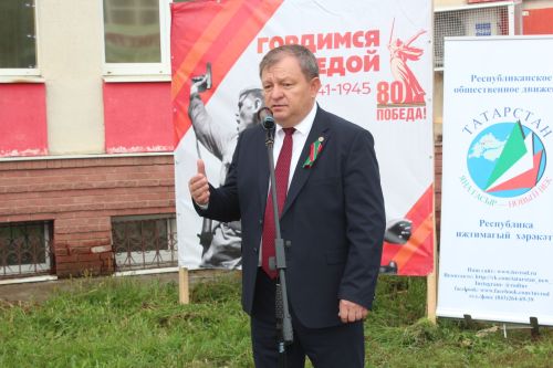 В Нурлате открылась уличная галерея земляков-героев Великой Отечественной войны