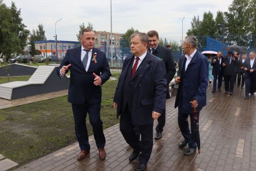 В Нурлате торжественно открыли сквер «Нефтяник»