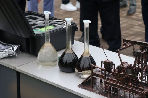 В Нурлате торжественно открыли сквер «Нефтяник»