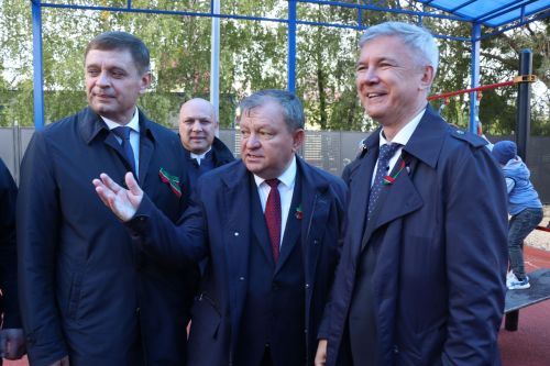 В Нурлате торжественно открыли сквер «Нефтяник»
