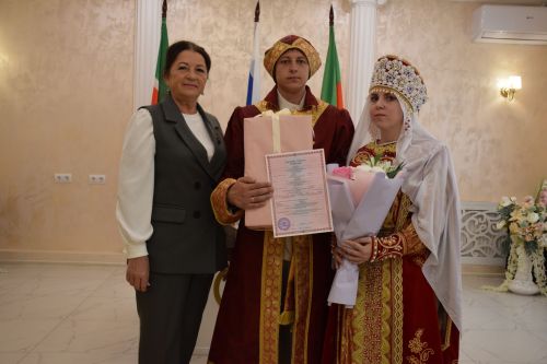 В Нурлате прошла этносвадьба с соблюдением русских народных традиций