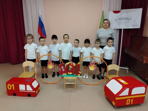 «Мы — пожарные!»: В детском саду «Росинка» прошло спортивно-игровое мероприятие по пожарной безопасности
