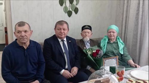 Житель села Чулпаново Каим Самигуллин отметил свое 101-летие