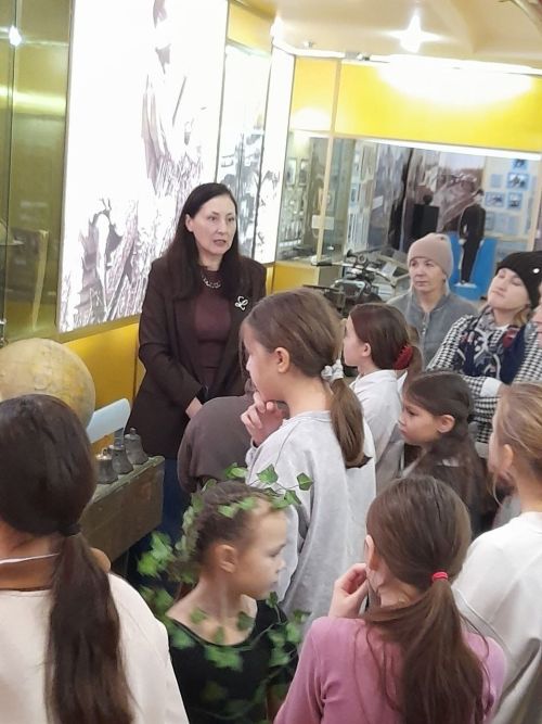 Учащиеся Егоркинской школы побывали в музее на тематической экскурсии