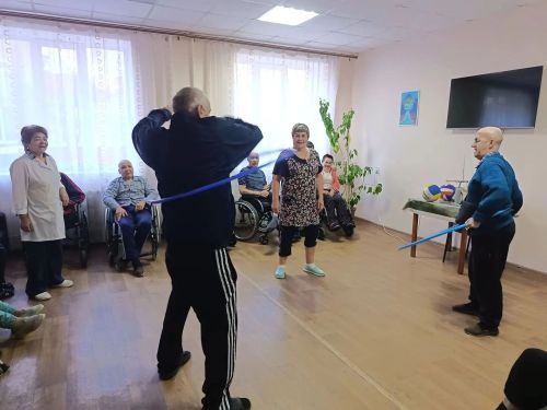 В Нурлатском доме-интернате прошли спортивные состязания для старшего поколения