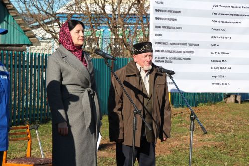 В деревню Черное Озеро Нурлатского района пришел долгожданный газ