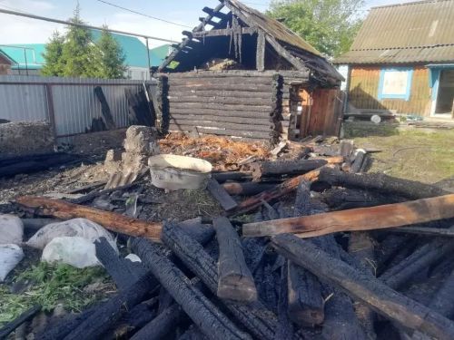 Пожар в микрорайоне Верхний Нурлат произошел из-за курения