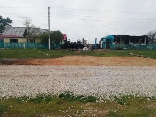 Пожар в Красномайском уничтожил дом и постройки: ущерб 3 млн рублей