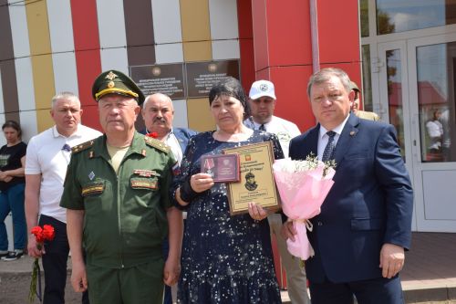 В Якушкине увековечили память погибших героев СВО
