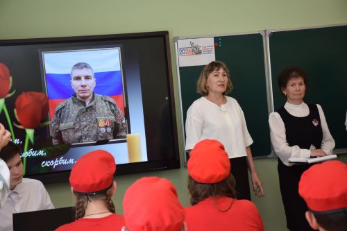 В Якушкине увековечили память погибших героев СВО