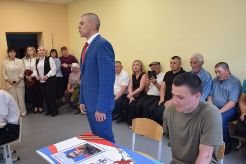 В Якушкине увековечили память погибших героев СВО
