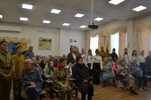 Юные артисты студии «ARTист» из Нурлата выступили в Доме-интернате с постановкой ко Дню Победы