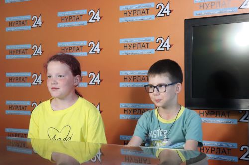 Школьники из лагеря «Бригантина» посетили редакцию «Нурлат-информ» и познакомились с профессией журналиста