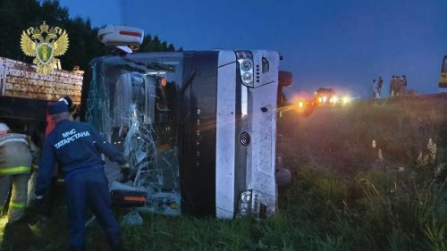 ДТП с автобусом в Черемшанском районе РТ: 15 пострадавших, трое в тяжёлом состоянии