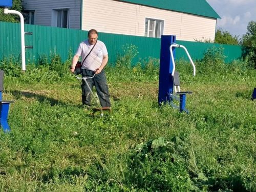 В ТОСе «Курмышский» продолжаются летние субботники