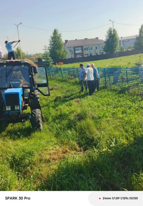 В ТОСе «Курмышский» продолжаются летние субботники