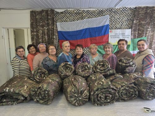 В Нурлате отправили первую партию антитепловизорных одеял бойцам