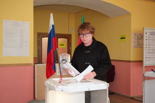 Коллектив «Нурлат-информа» дружно проголосовал на выборах депутатов Госдумы