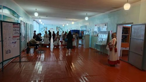 В селе Егоркино выборы проходят с национальным колоритом