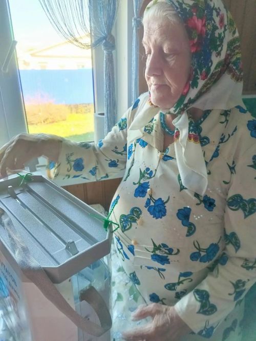На участке в КДЦ «Грани» голосуют семьями и целыми поколениями