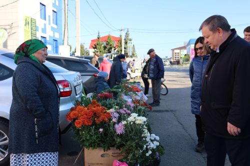 Первая осенняя ярмарка в Нурлате совпала со вторым днем выборов
