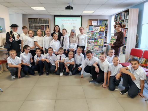 Школьники Нурлата отметили юбилей Чебурашки в библиотеке
