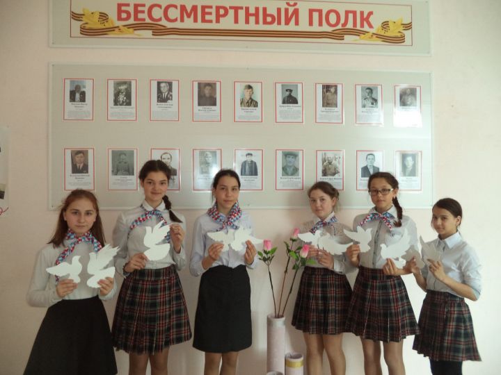 Среднекамышлинские школьники готовятся к 73-й годовщине Великой Победы